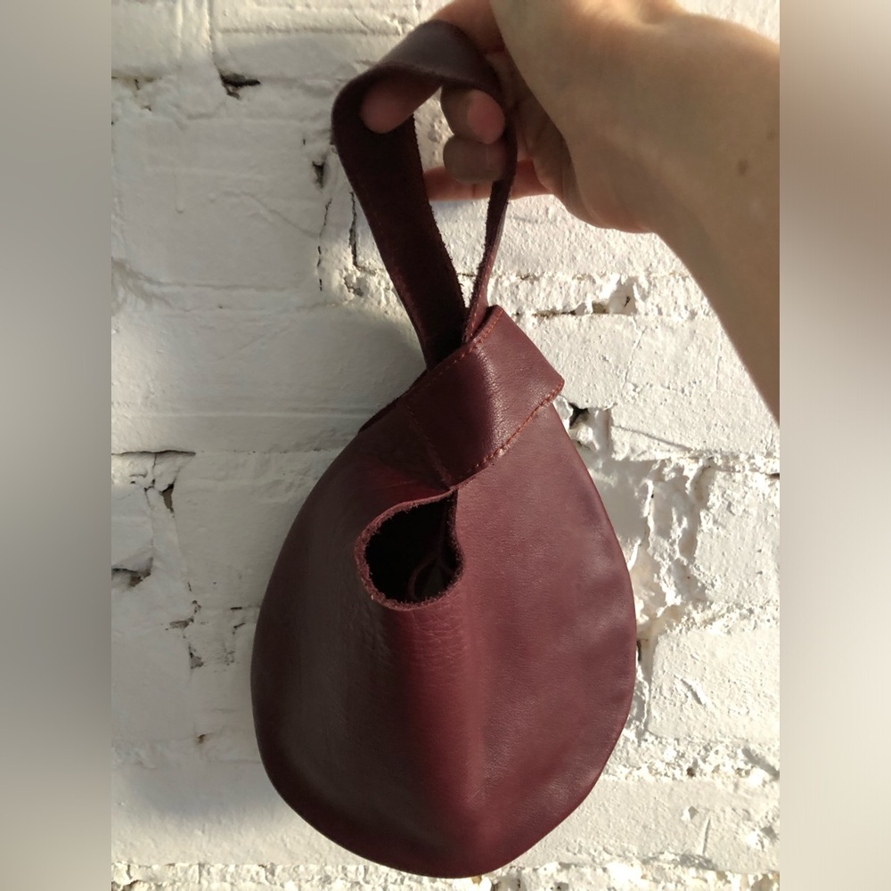 Leather mini bag